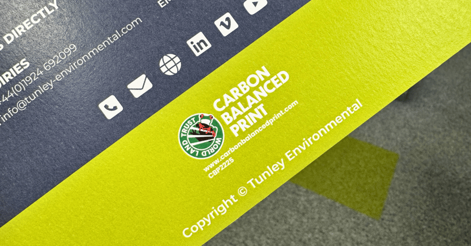 Carbon Balanced Print Logo on Job