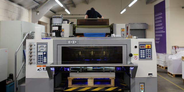 B&B Press LED UV printing machine