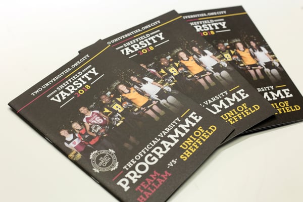 Sheffield Students Union varsity brochure