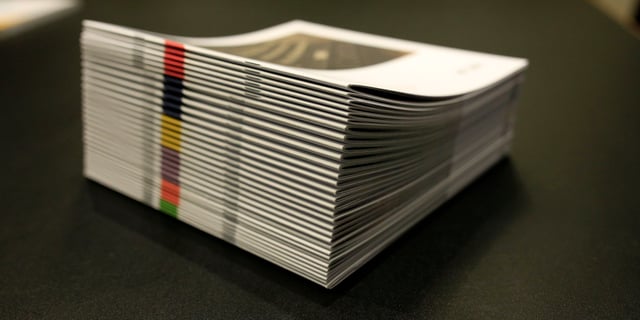 stacked booklets