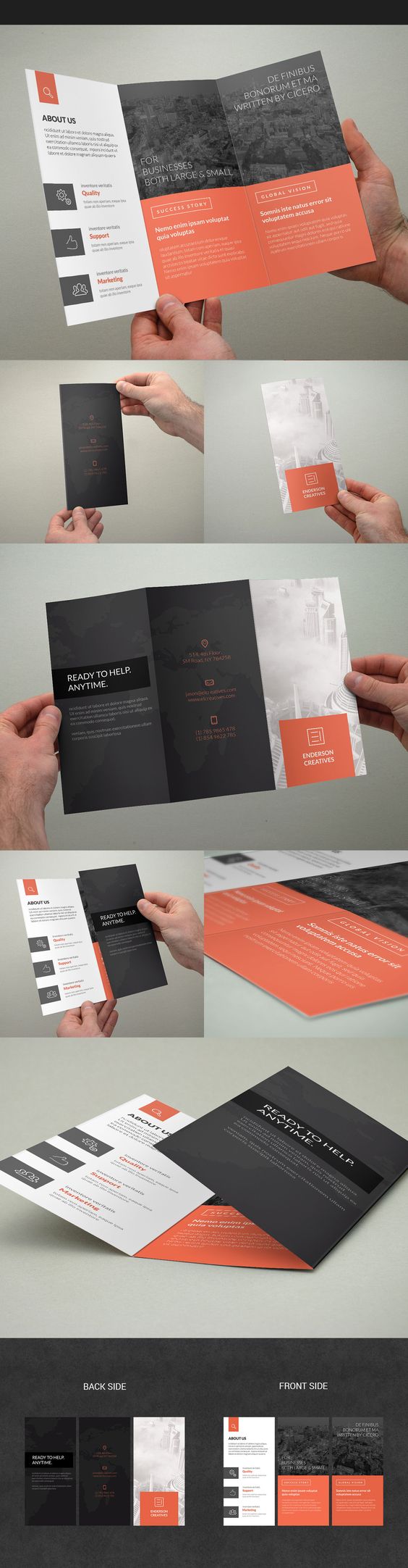 Tri fold brochure example