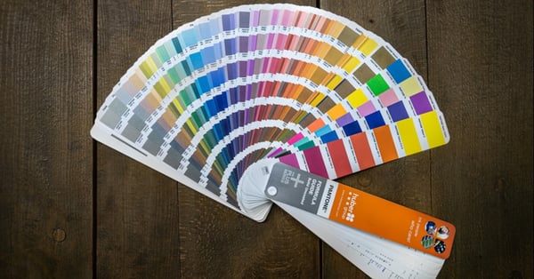 pantone spot colour process for print