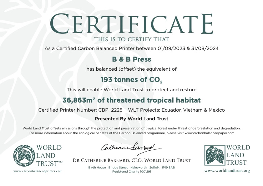 Carbon Balanced Certificate for 2023 -24 Carbon Balanced Certificate for 2023 -24